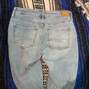 American eagle skinny ripped jeans